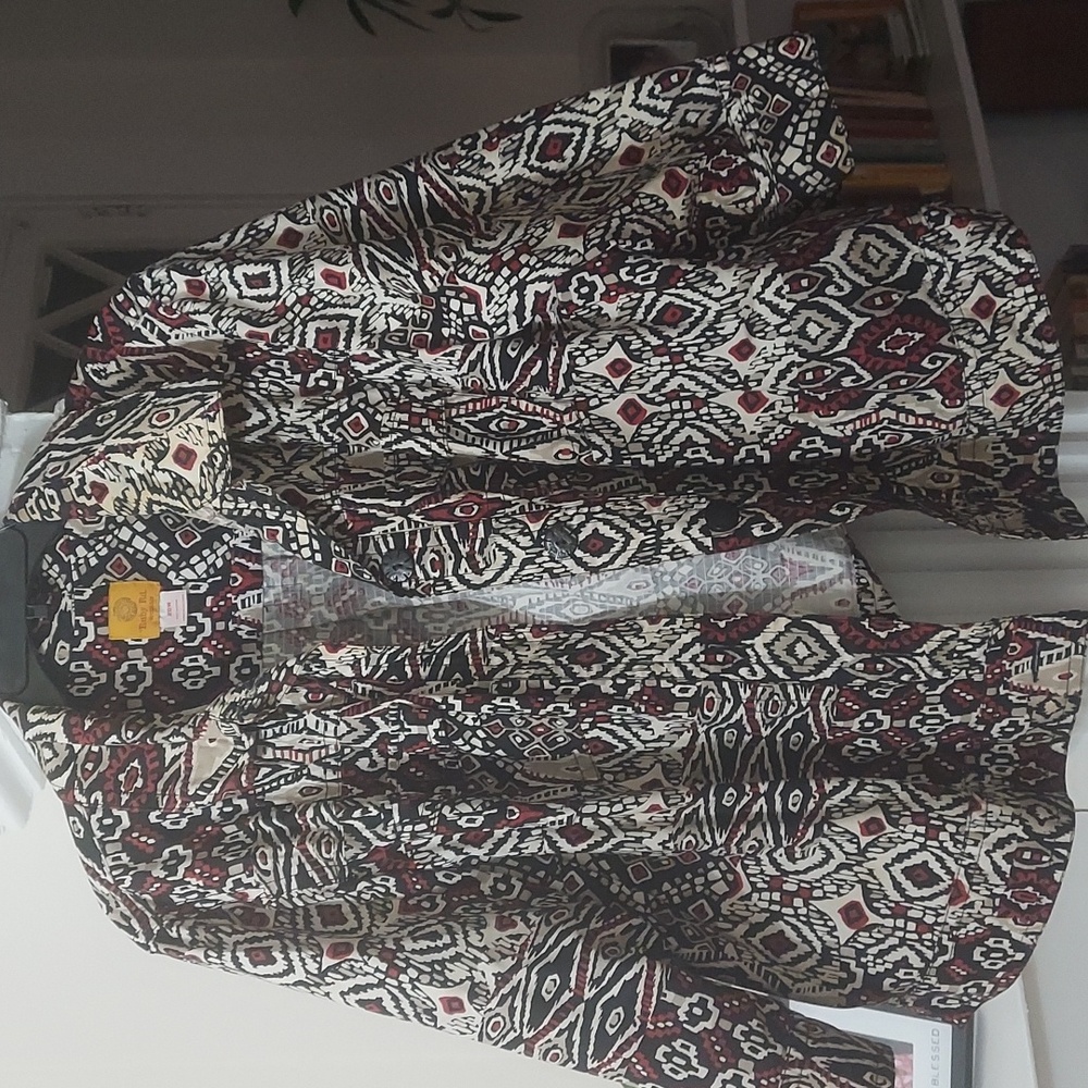 50) Ruby Rd. Size 20 W Women’s jacket EUC Aztec design